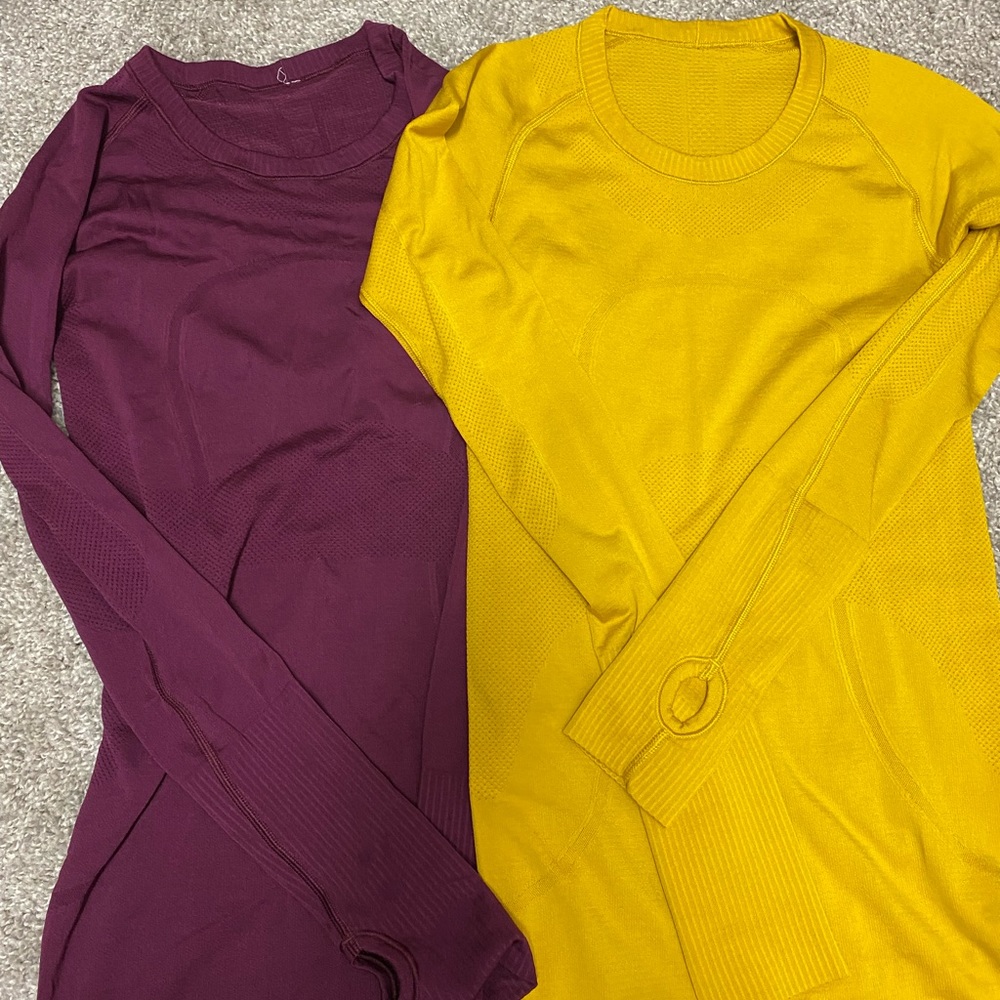 Lululemon swiftly tech long sleeve shirt